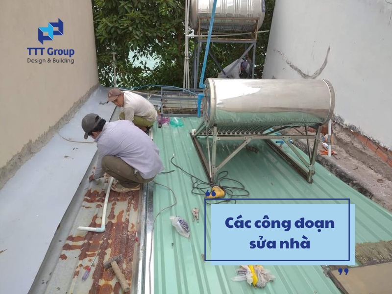 cac cong doan sua nha