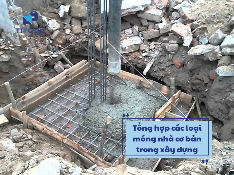 tong hop cac loai mong nha co ban trong xay dung