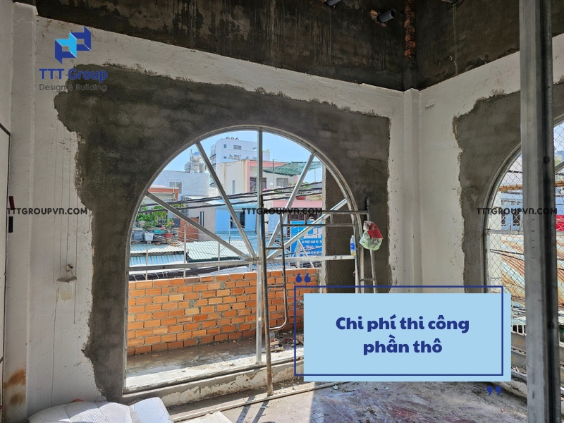 chi phi thi cong phan tho