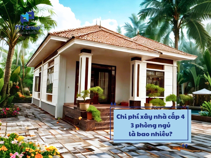 chi phi xay nha cap 4 3 phong ngu la bao nhieu
