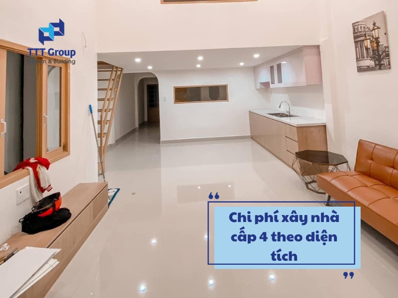 chi phi xay nha cap 4 theo dien tich