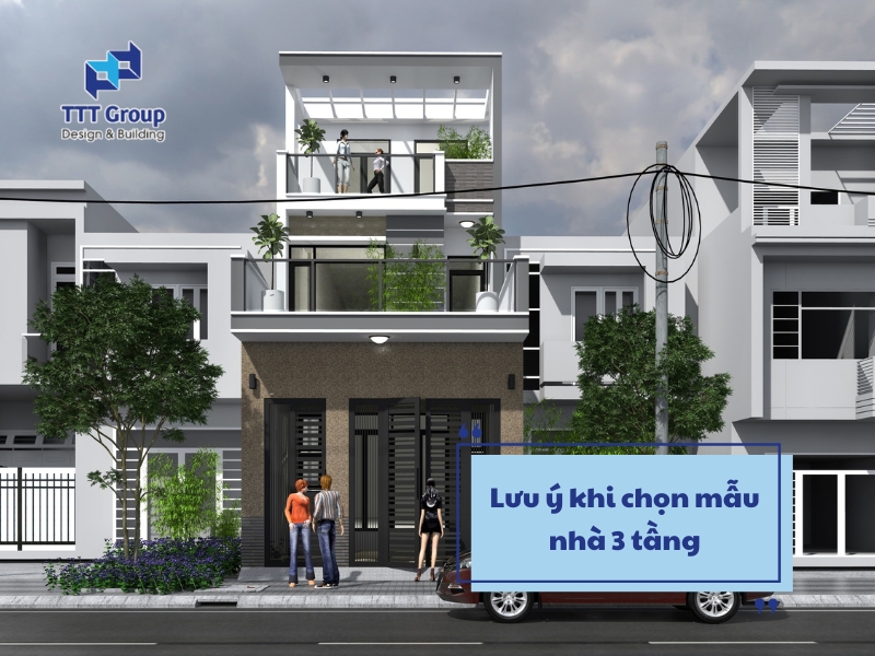 luu y khi chon mau nha 3 tang