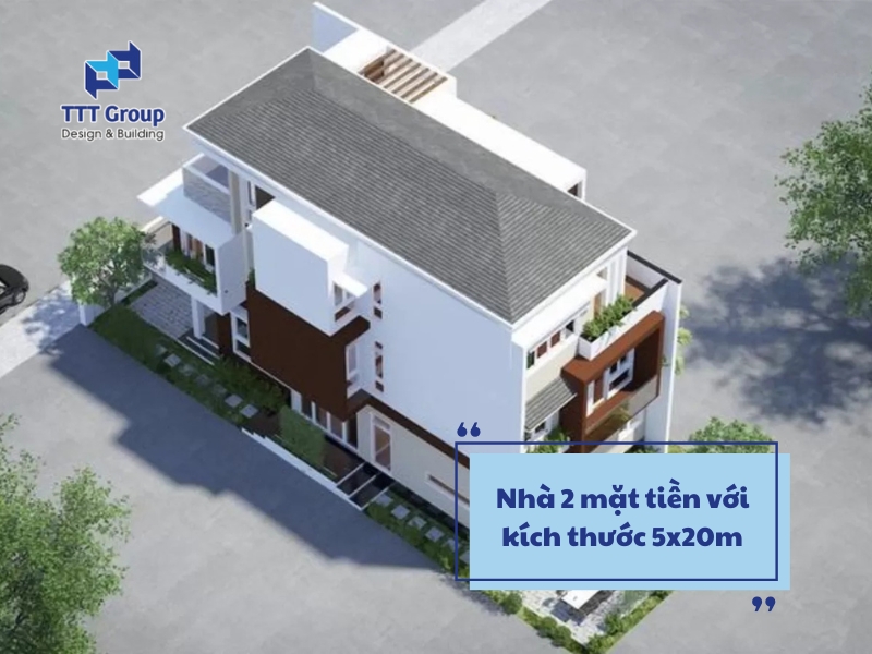 nha 2 mat tien voi kich thuoc 5x20m