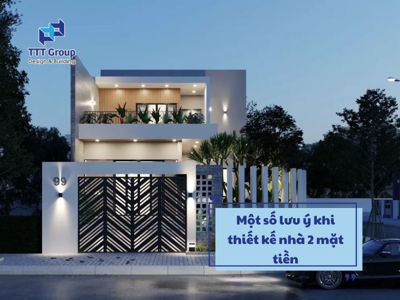 mot so luu y khi thiet ke nha 2 mat tien