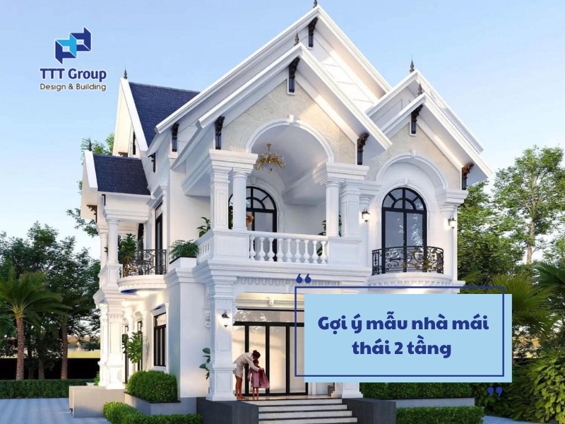 goi y mau nha mai thai 2 tang 