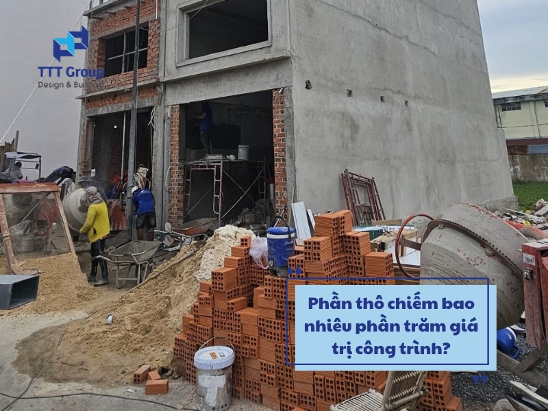 phan tho chiem bao nhieu phan tram gia tri cong trinh