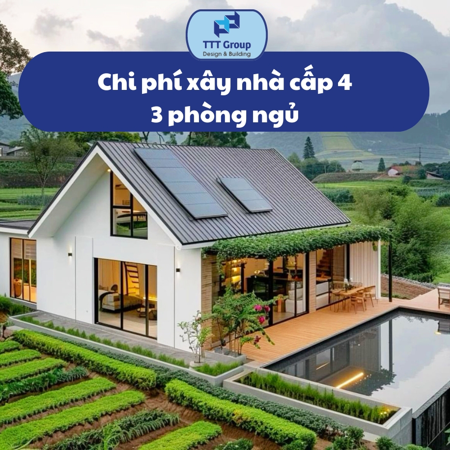 chi phi xay nha cap 4 3 phong ngu